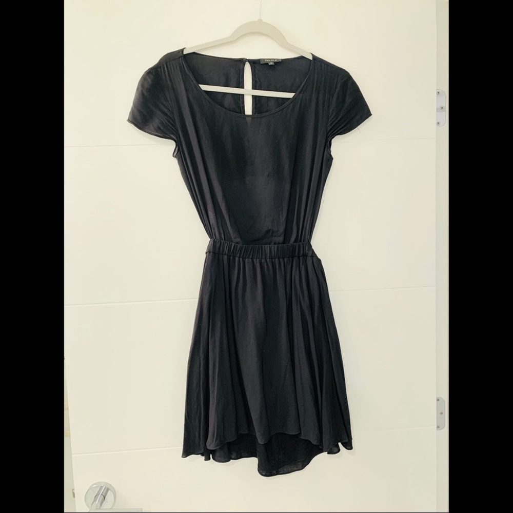 Aritzia Talula size XS black open back dress